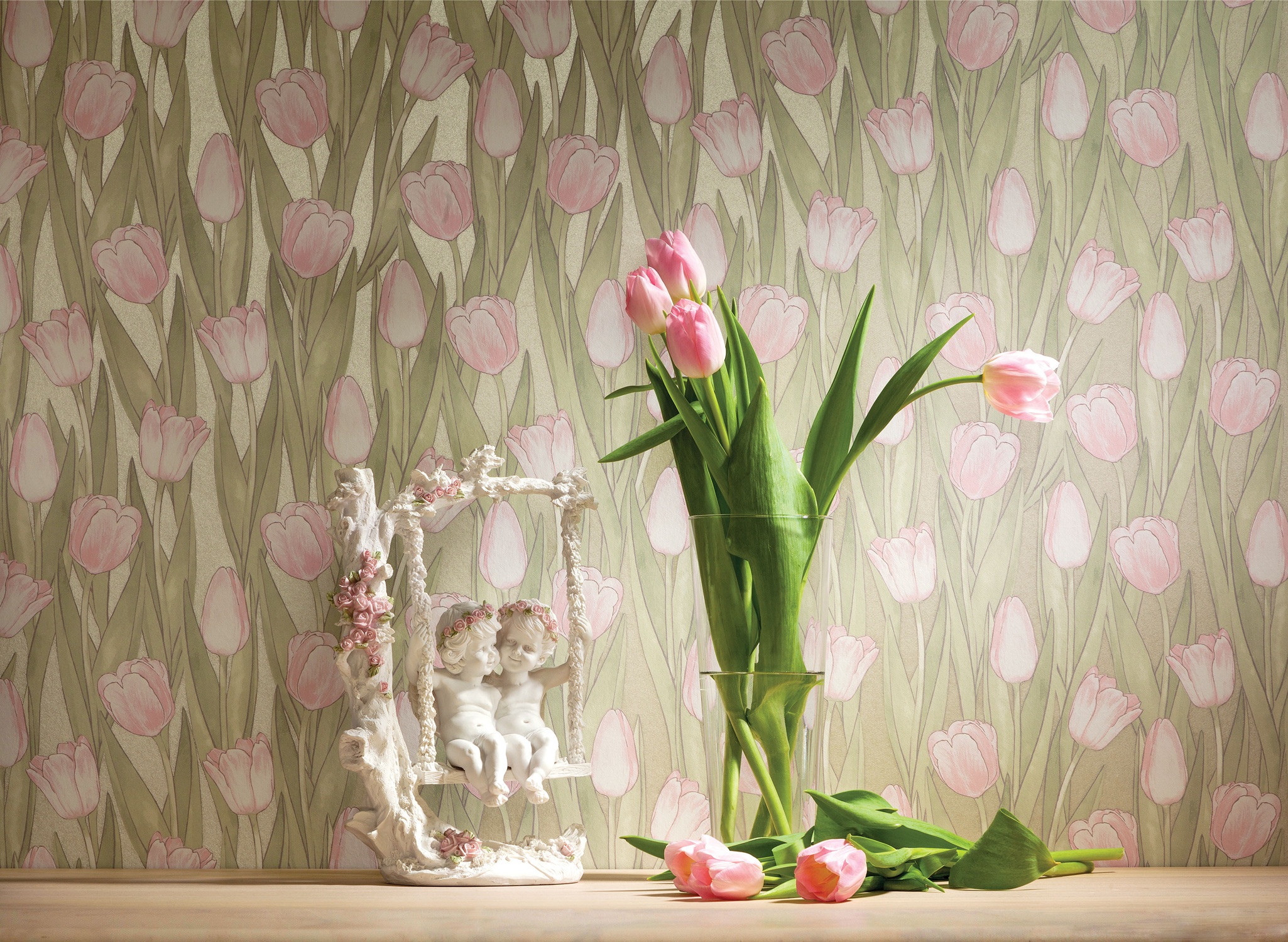 Обои Milassa Swan SW1 005 10,05×1 фото в интерьере